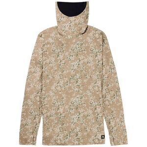 NEW BURTON Midweight Base Layer Long Neck Shirt Camo Snowboard Top Turtleneck